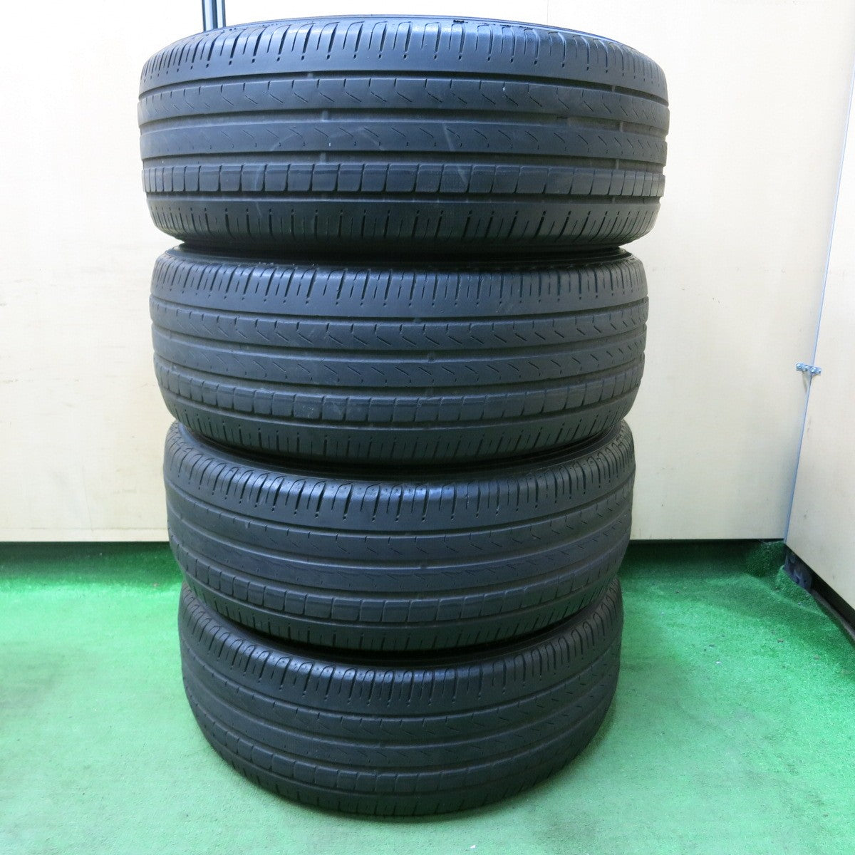 [送料無料] キレイ★ポルシェ カイエン 純正 235/65R17 ピレリ スコーピオン VERDE 17インチ PCD130/5H★4111204SYノ