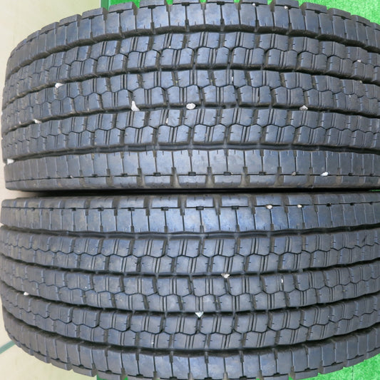 *送料無料* バリ溝！23年！9分★トラック タイヤ 265/70R19.5 140/138J スタッドレス ブリヂストン W999 19.5インチ★4072305HAスタ