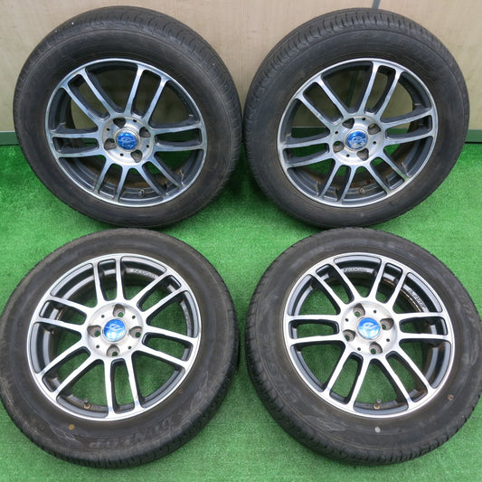 [送料無料] バリ溝！21年！9.5分★185/60R15 ダンロップ エナセーブ EC204 ZINA LITE ジーナ ライト 15インチ PCD100/4H★4093003NJノ