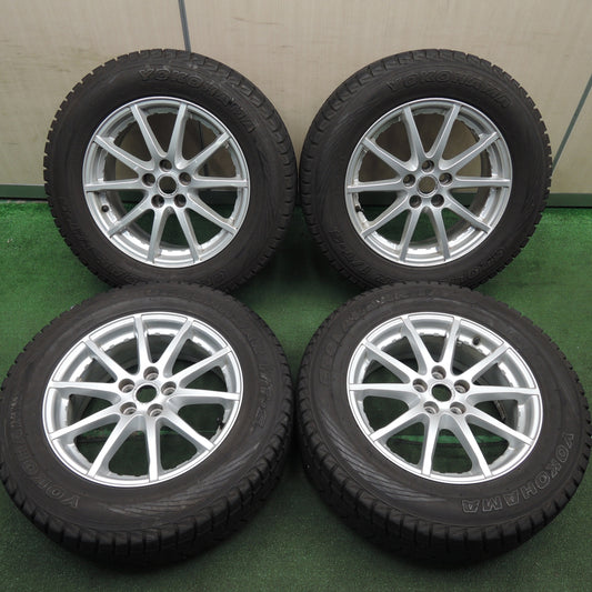 *送料無料* バリ溝！9.5分★スタッドレス ランドローバー イヴォーグ 純正 ATS 225/65R17 ヨコハマ ジオランダー i/T-S 17インチ PCD108/5H★4030207HAス