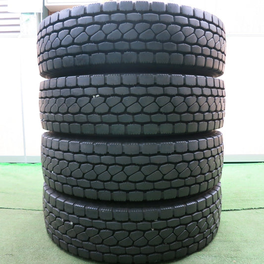 *送料無料* バリ溝！21年！9.5分★トラック タイヤ 225/80R17.5 123/122L ブリヂストン エコピア M801Ⅱ ミックス 17.5インチ★4071014HAノタ