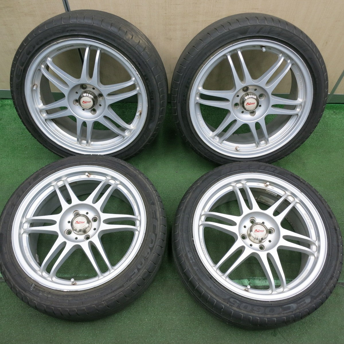 *送料無料* 4本価格！20年★Kosei Racing K1 TS VERSION 光生 205/45R17 マジーニ ECO605 17インチ PCD100/4H★4052709HAノ