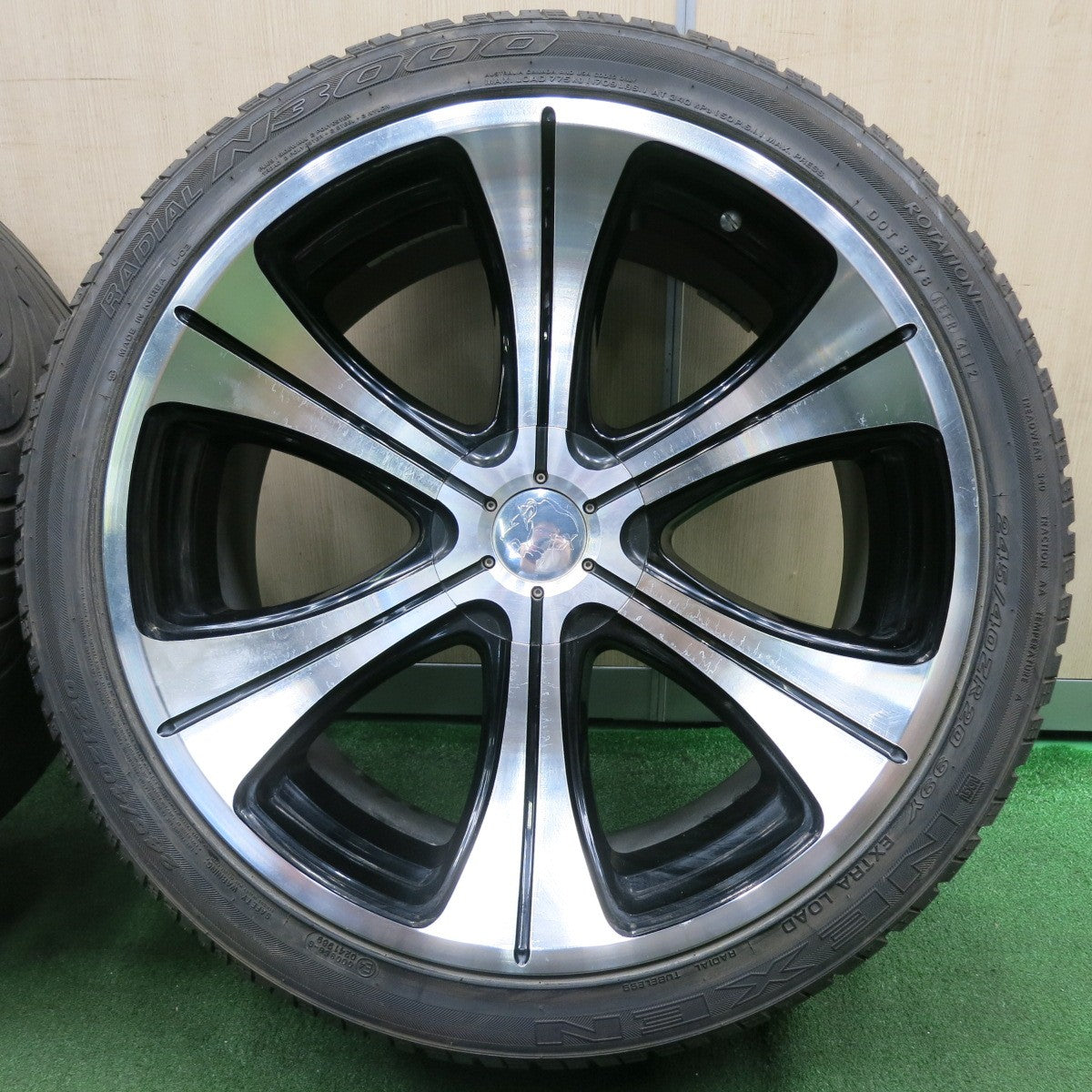 *送料無料* 4本価格★Lowenhart LD6-LX 245/40R20 ネクセン ラジアル N3000 20インチ レーベンハート  PCD114.3/5H★4062701NJノ