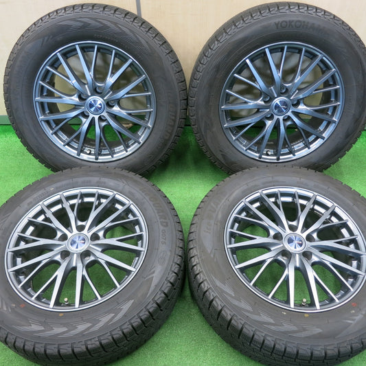 [送料無料] バリ溝！22年！キレイ！9分★スタッドレス 225/65R17 ヨコハマ アイスガード G075 ravrion RM01 ラブリオン 17インチ PCD114.3/5H★4112402NJス