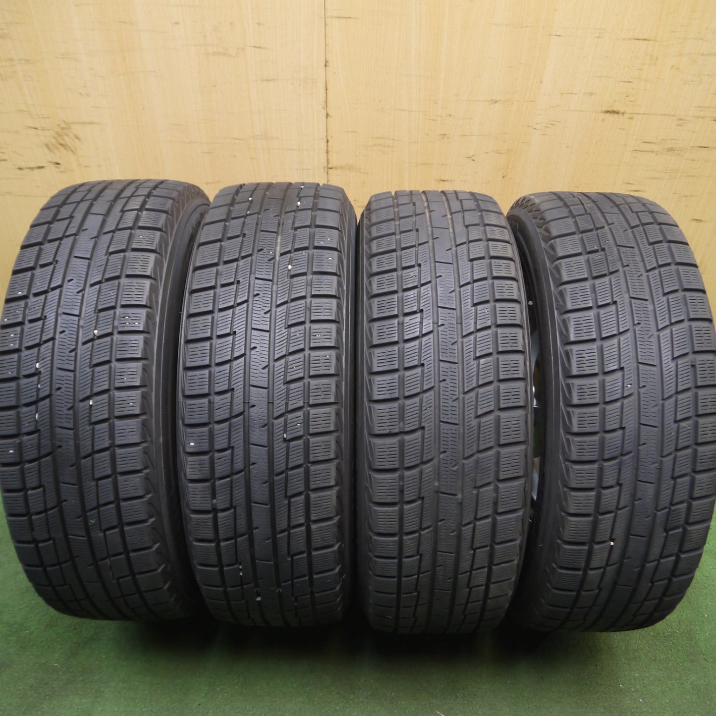 *送料無料* バリ溝！8.5分★プリウス等 195/65R15 スタッドレス ヨコハマ アイスガード iG30 ZACK Sport-9 MONZA ザック PCD100/5H★4040214Hス