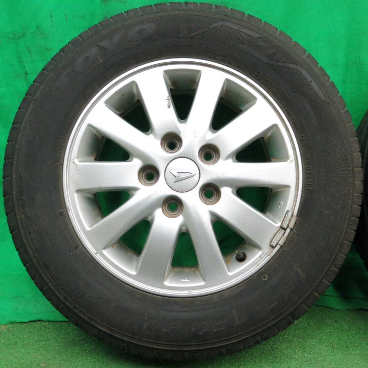 *送料無料* 4本価格★ダイハツ テリオスキッド 純正 175/80R15 トーヨー プロクセス CF2 SUV 15インチ PCD114.3/5H★4051105ナノ