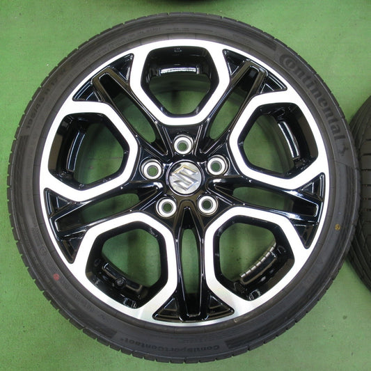 [送料無料] 新車外し！24年！1本★スズキ ZC33S スイフト スポーツ 純正 195/45R17 コンチネンタル コンチスポーツ コンタクト5 PCD114.3/5H★5041006イノ(1)