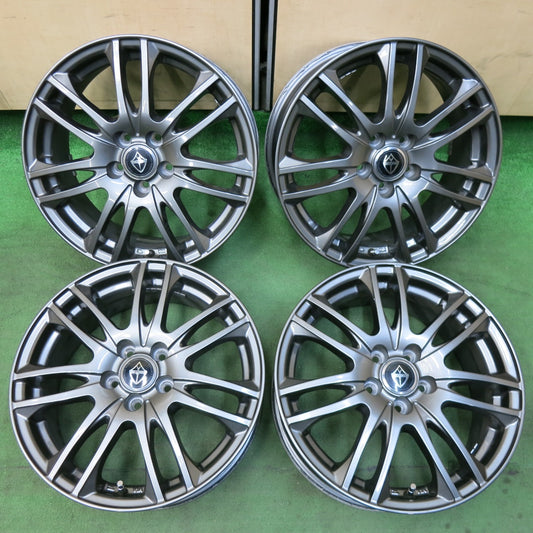 [送料無料] キレイ★レガシィ 等 VELVA weds ヴェルヴァ ウェッズ 16インチ ホイール 16×6.5J PCD100/5H★5031408SYホ