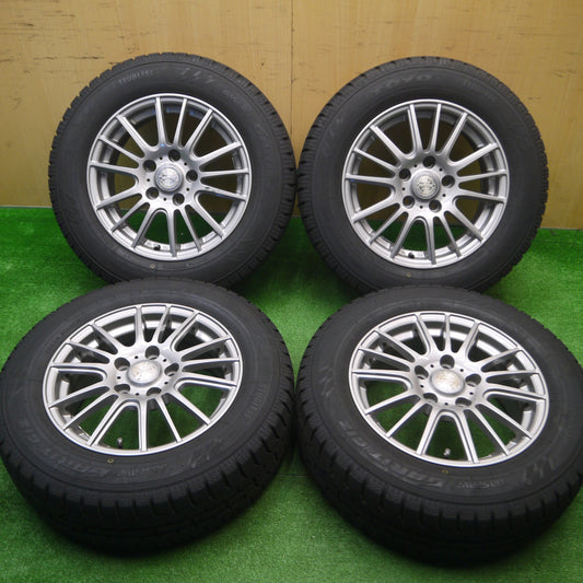 [送料無料] バリ溝！22年！キレイ！9.5分★スタッドレス 195/65R15 トーヨー オブザーブ ガリット GIZ ravrion selzer ラブリオン 15インチ PCD114.3/5H★4093004Hス