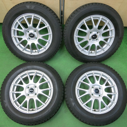 *送料無料* バリ溝！20年！綺麗！9.5分★スタッドレス 185/65R15 ブリヂストン アイスパートナー2 TOPRUN トップラン 15インチ PCD100/4H★4041003イス