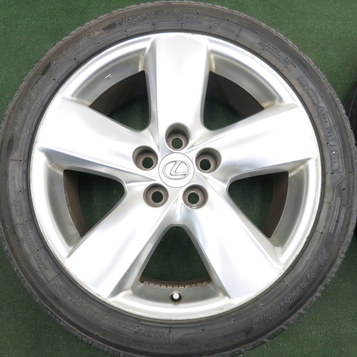 *送料無料* 4本価格★レクサス LS460 LS600 純正 245/45R19 ナンカン ウルトラスポーツ NS-2 19インチ  PCD120/5H★4032413HAノ