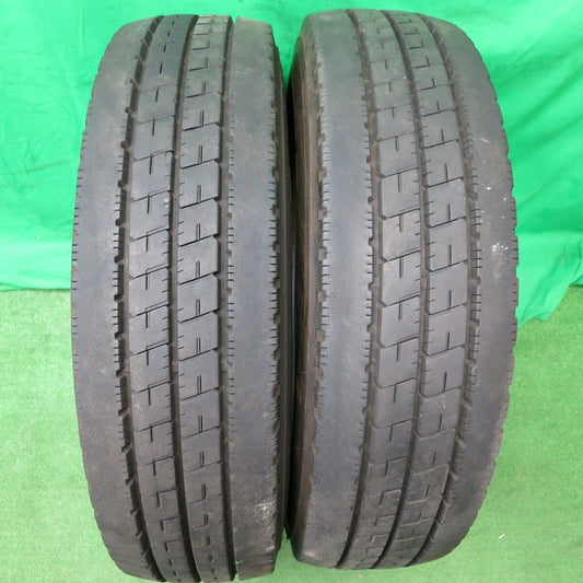 *送料無料* 2本価格！22年★トラック タイヤ 215/85R16 120/118N ブリヂストン デュラビス R207 16インチ★4050703ナノタ