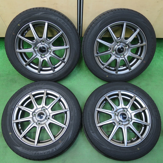 *送料無料* キレイ！21年★155/65R14 ダンロップ LE MANS V VEMOTION Vエモーション ルマン5 14インチ PCD100/4H★4090801イノ