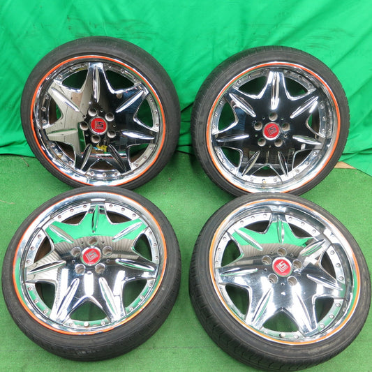 *送料無料* 4本価格！21年★WORK LS207 215/35R19 225/35R19 グリンランダー ENRI U08 VINMAX ACTIVE V02 ワーク PCD114.3/5H★4042306ナノ