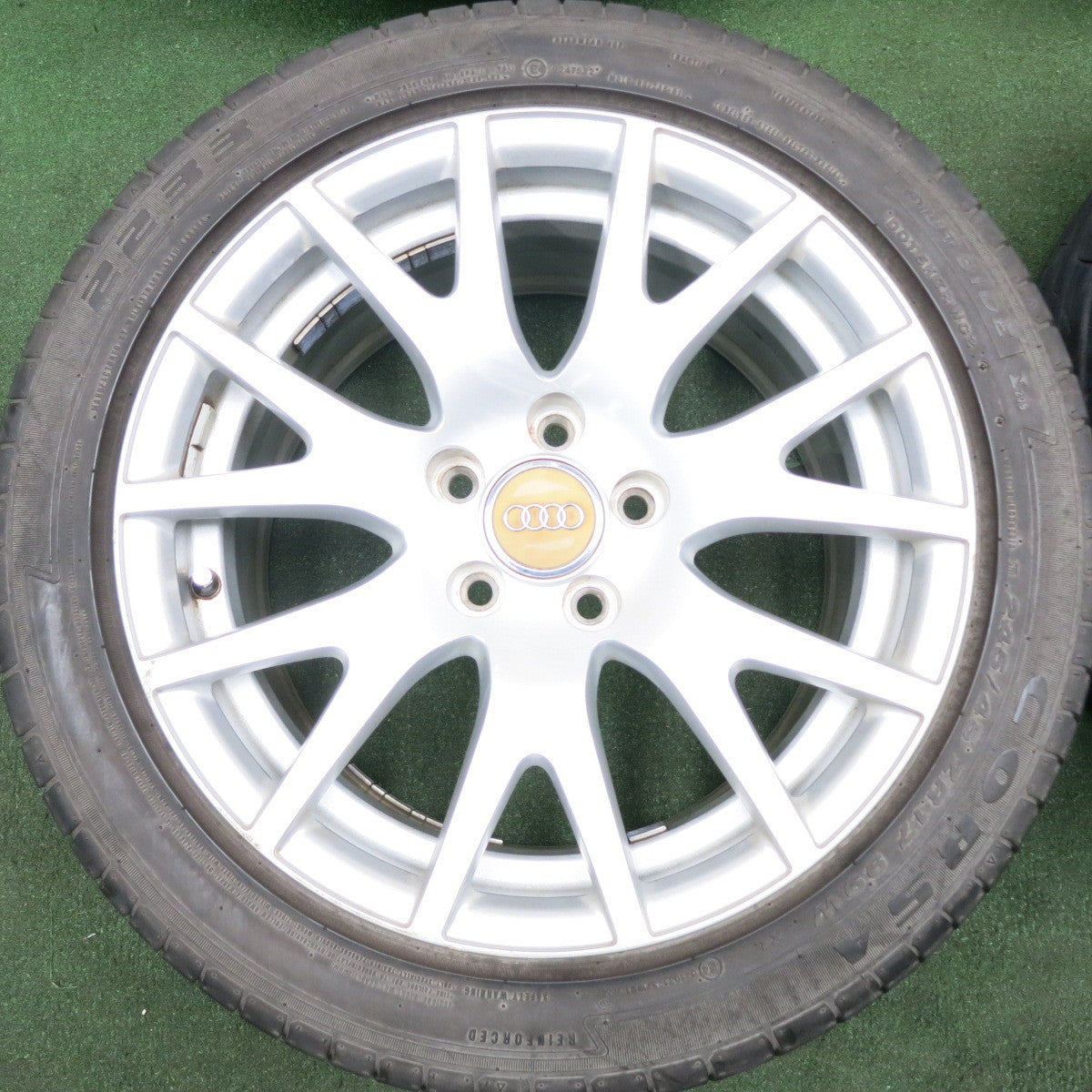 *送料無料* バリ溝！9.5分★アウディ TT 純正 245/45R17 コルサ 2233 ブリヂストン プレイズ PX 17インチ PCD112/5H★4042701HAノ