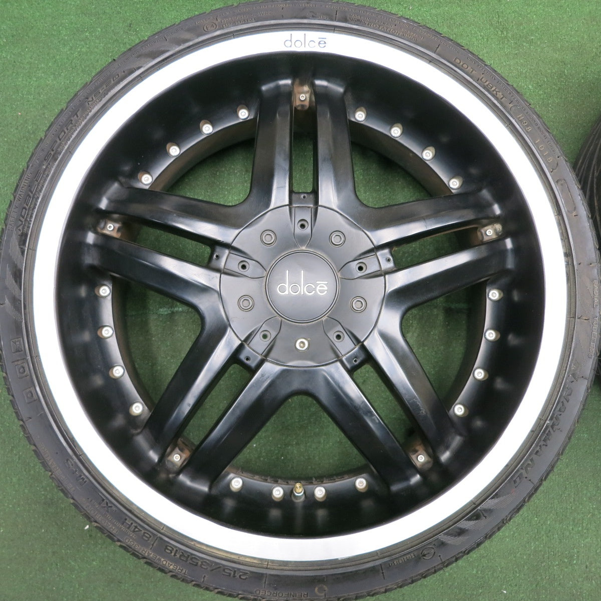 *送料無料* 4本★dolce 215/35R18 トライアングル TR968 ナンカン NS-20 ドルチェ 18インチ PCD100  114.3/4H マルチ★4032416HAノ