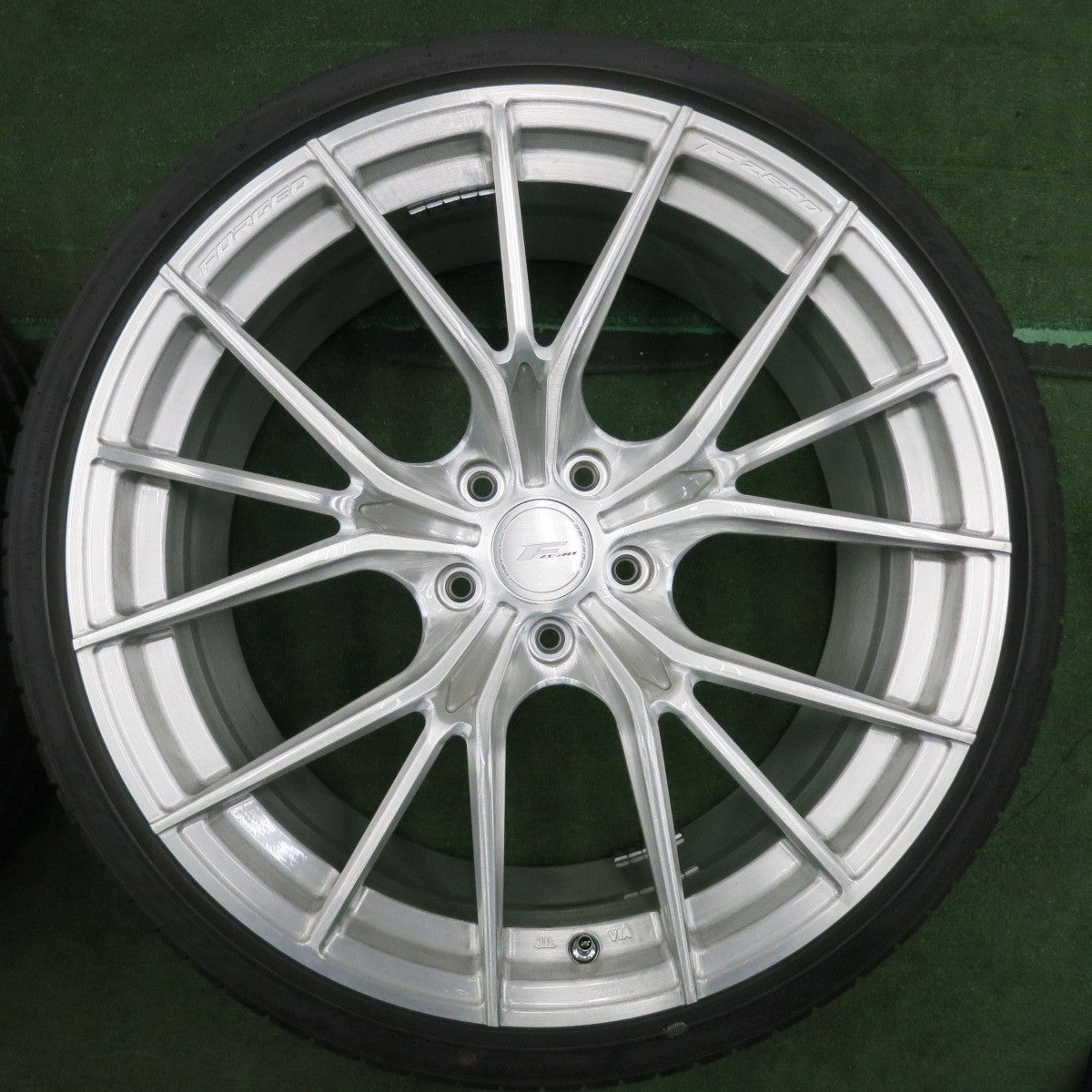 *送料無料* バリ溝！21年！キレイ！9分★F ZERO FZ-1 FORGED 235/35R20 ファルケン アゼニス FK510 Fゼロ 20インチ PCD114.3/5H★4070302NJノ