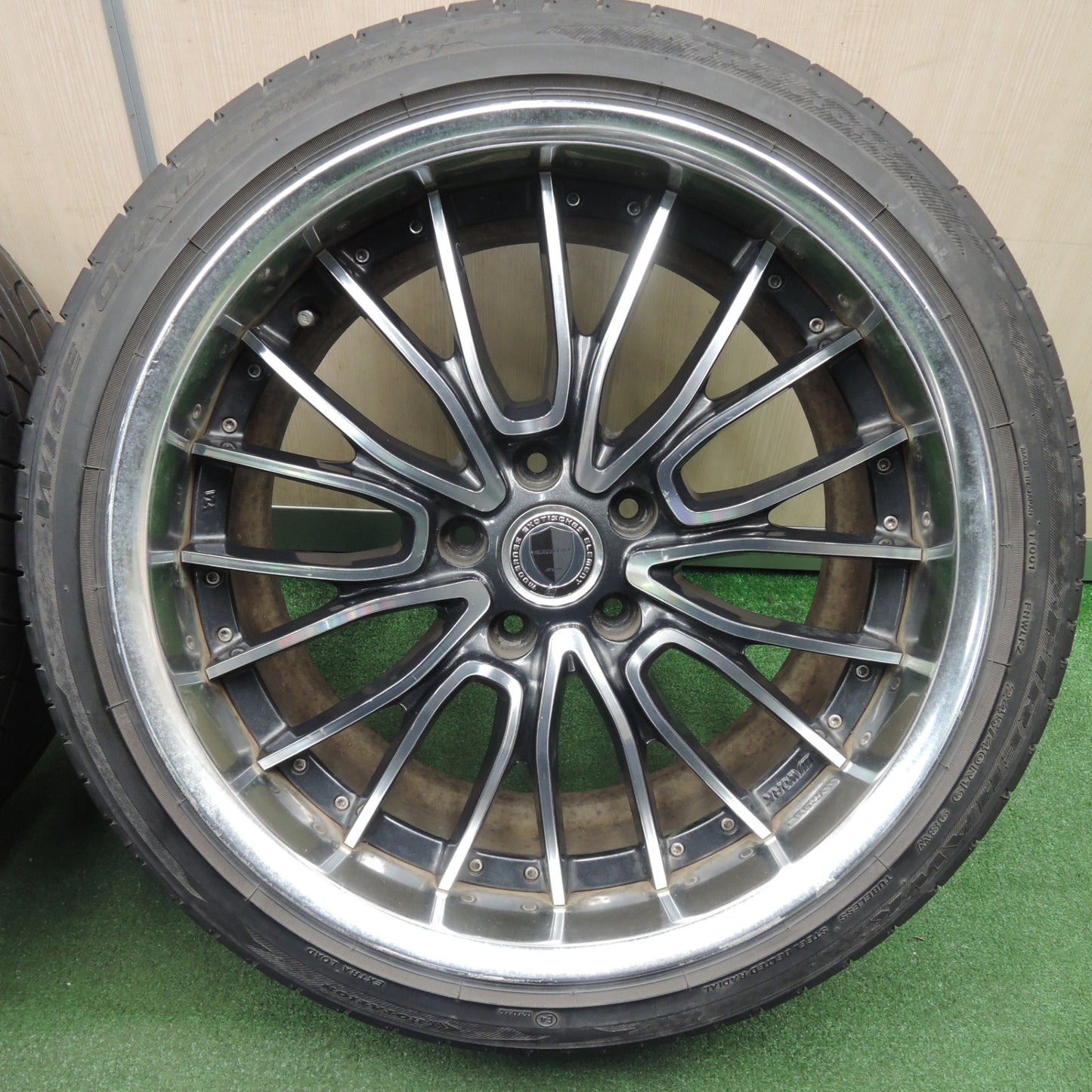 *送料無料* 4本価格★WORK SCHWERT SW5 GMP2 225/45R19 245/40R19 ファイアストン ワーク シュバート PCD114.3/5H★4031407TNノ