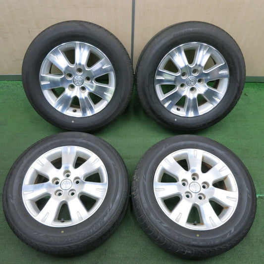 *送料無料* バリ溝！22年！9.5分★トヨタ 10系 アルファード 純正 205/65R16 ブリヂストン LUFT RV2 16インチ PCD114.3/5H★4041015TNノ