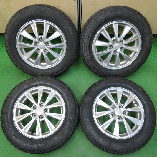 *送料無料* キレイ★スバル GP インプレッサ 純正 195/65R15 スタッドレス ミシュラン X-ICE XI3 15インチ PCD100/5H★4070503イス