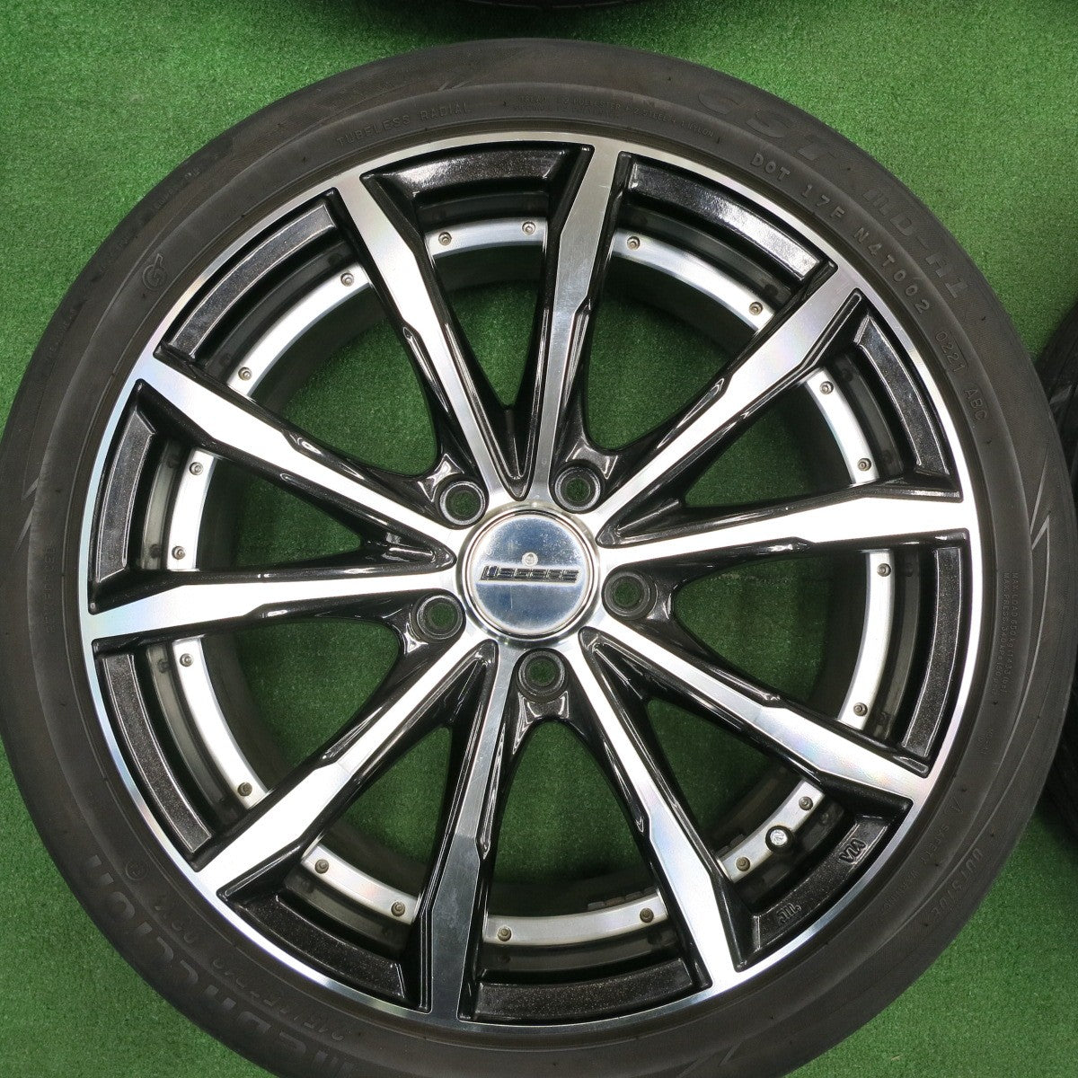 [送料無料] キレイ！21年★Stich LEGZAS Fauvex 215/45R18 メダリオン CST MD-A1 18インチ シュティッヒ レグザス PCD114.3/5H★4122006TNノ