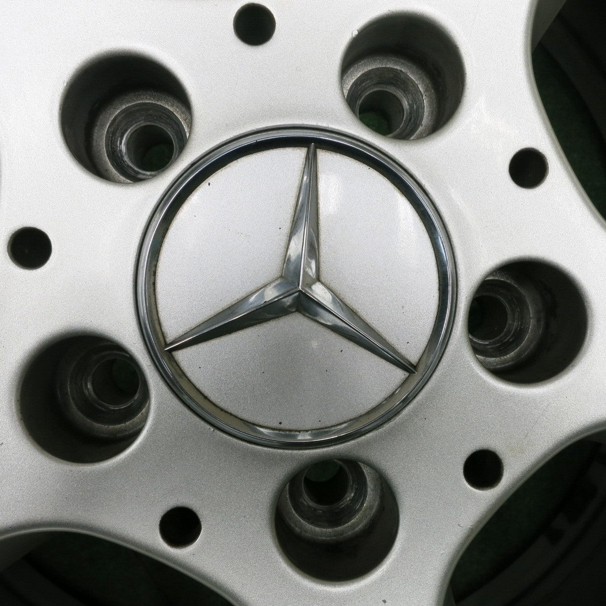 *送料無料* バリ溝！ほぼ10分★ベンツ W203 Cクラス 純正 205/55R16 スタッドレス ブリヂストン ブリザック WS70 PCD112/5H★4040308NJス