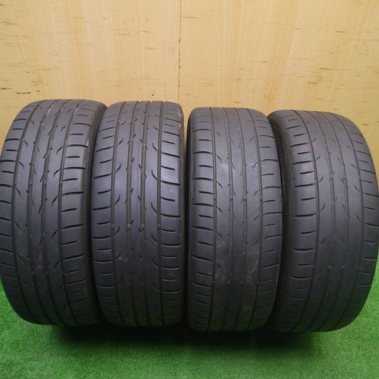 *送料無料* バリ溝！23年！8.5分★プリウス 等 WORK EMOTION Kiwami 215/45R17 ダンロップ ディレッツァ DZ102 ワーク 極 PCD100/5H★4082805Hノ