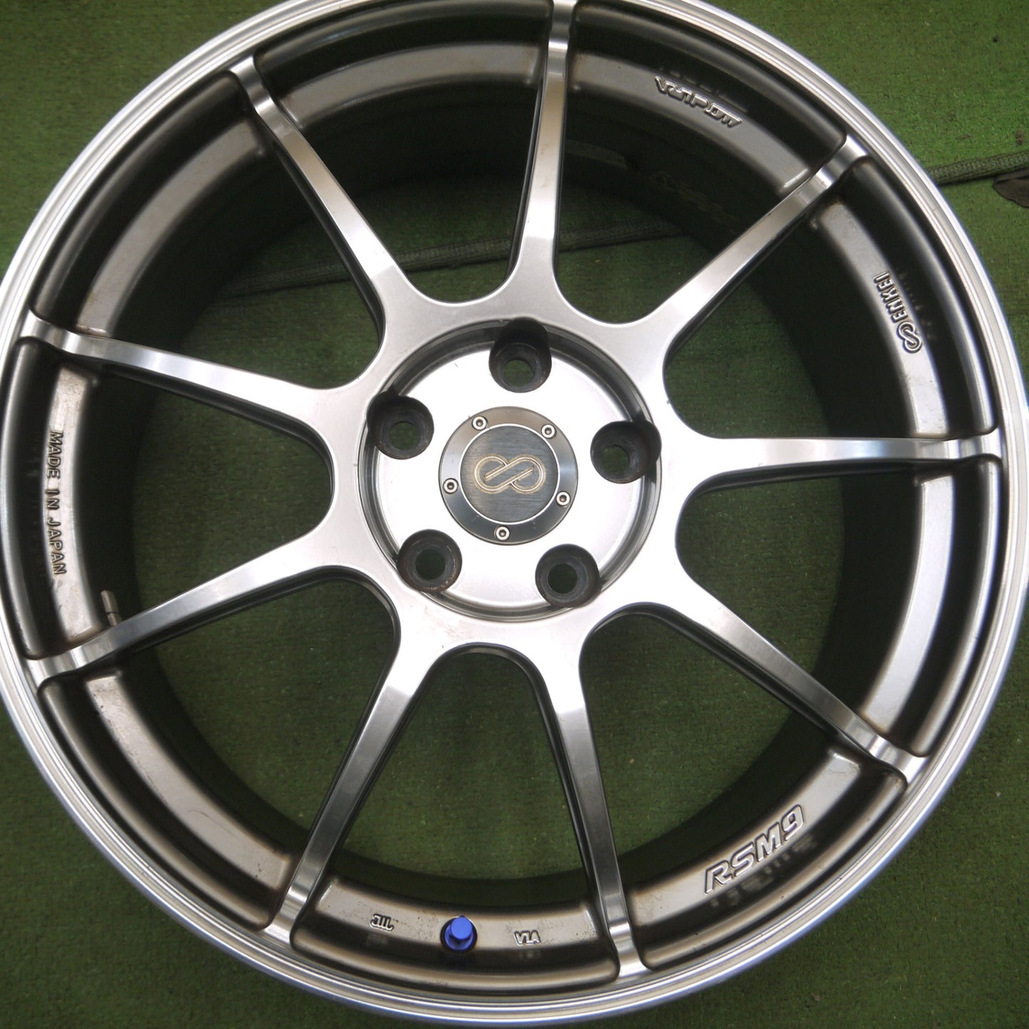 *送料無料* 4本価格★ENKEI RSM9 ホイール 18インチ エンケイ 18×7.5J PCD112/5H★4041211Hホ