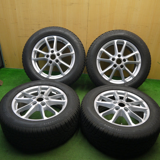 キレイ★ポルシェ カイエン 958 純正 BBS RD575 255/55R18 スタッドレス ダンロップ SPウインタースポーツ 3D 18インチ PCD130/5H★5051305Hス