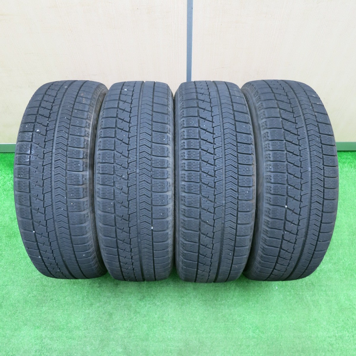 [送料無料] キレイ★ホンダ フィット 純正 ENKEI 185/60R15 スタッドレス ブリヂストン ブリザック VRX 15インチ エンケイ  FIT PCD100/4H★4100301NJス