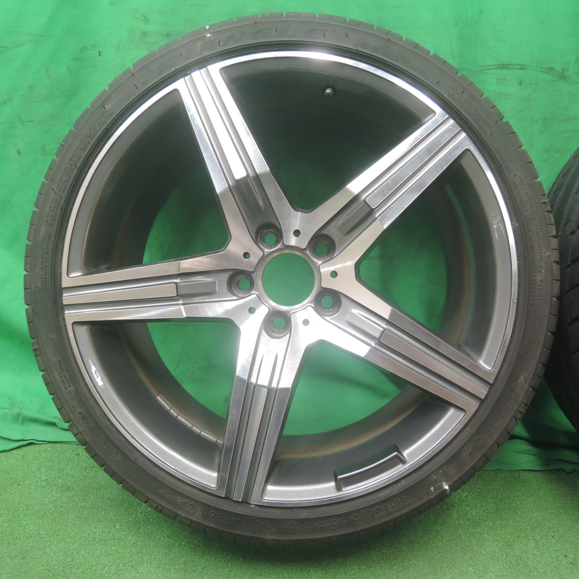 *送料無料* キレイ！20年★ベンツ 純正 タイプ 245/35R19 275/30R19 EMN GERMANY トライアングル SPORTEX  TSH11 19インチ PCD112/5H★4060102ナノ