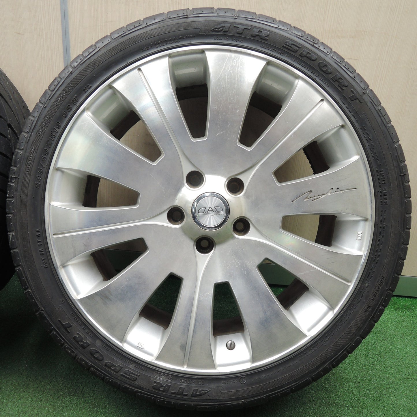 *送料無料* 4本価格★D.A.D GARSON 245/40R19 ATR SPORT DAD ギャルソン ATRスポーツ 19インチ PCD114.3/5H★4030503NJノ