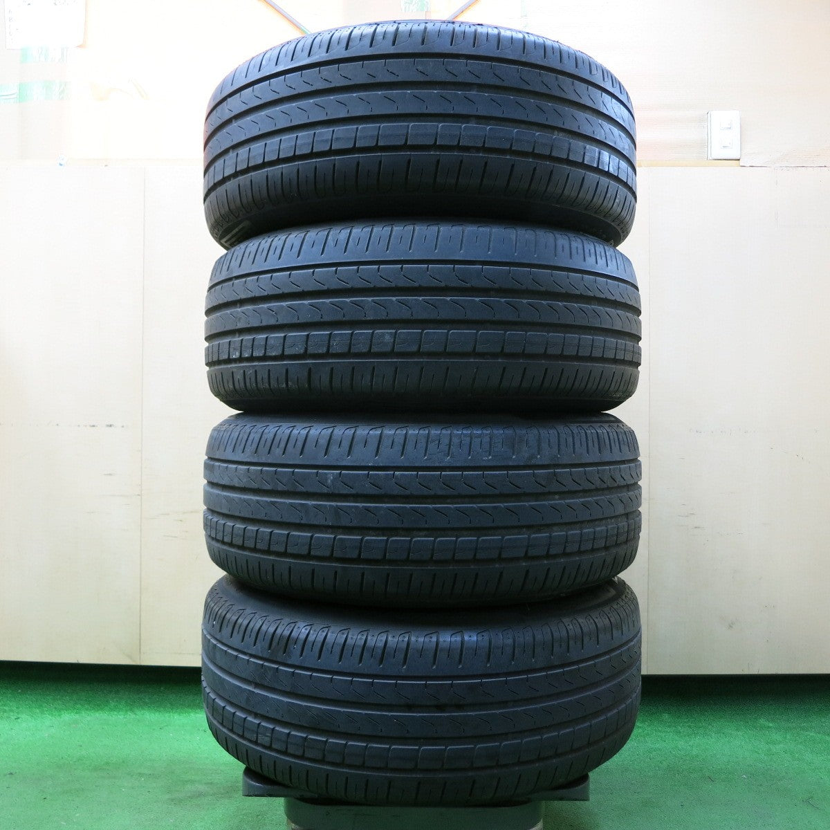 *送料無料* キレイ★BMW F10 5シリーズ 純正 225/55R17 ピレリ Cinturato P7 17インチ  PCD120/5H★4050209イノ