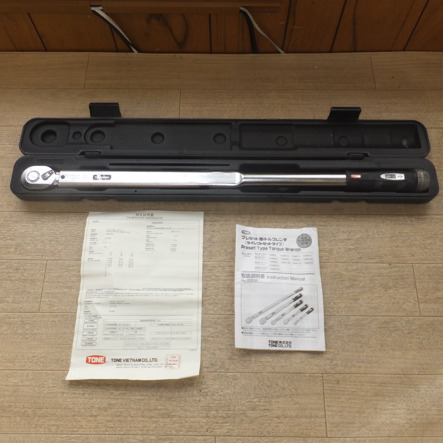 [送料無料] 現状品★トネ TONE プレセット形トルクレンチ ダイレクトセット ホールドタイプ T6MN300H 校正状態不明★