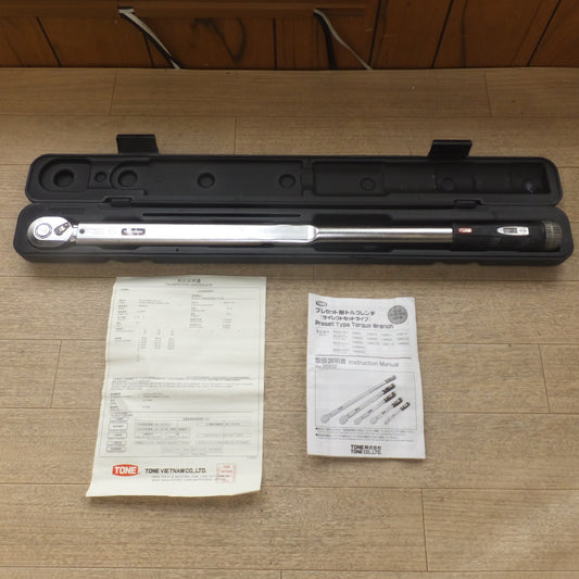 [送料無料] 現状品★トネ TONE プレセット形トルクレンチ ダイレクトセット ホールドタイプ T6MN300H 校正状態不明★