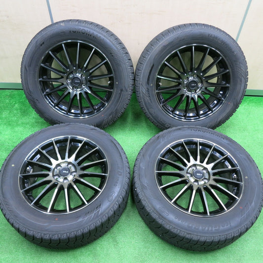 [送料無料] バリ溝！22年！キレイ！9.5分★フォレスター 等 225/60R17 スタッドレス ヨコハマ アイスガード iG60 GAB Version CR PCD100/5H★4100902HAス