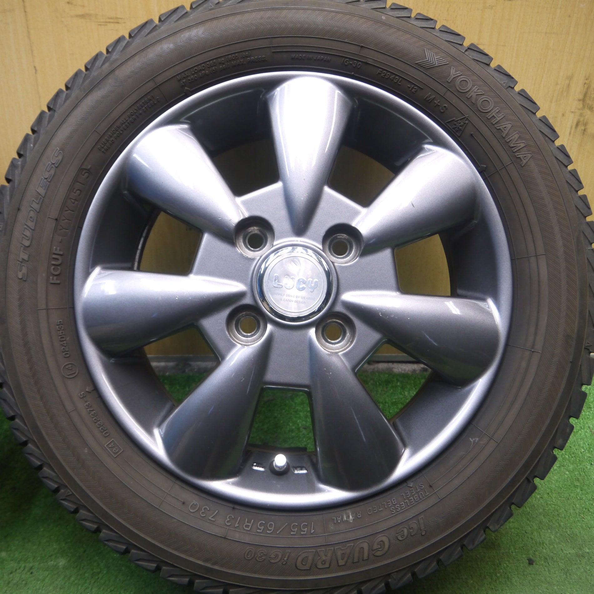 送料無料* 4本価格☆スタッドレス 155/65R13 ヨコハマ アイスガード iG30 LUCY weds 13インチ PCD100/4 |  名古屋/岐阜の中古カー用品・工具の買取/販売ならガレージゲット