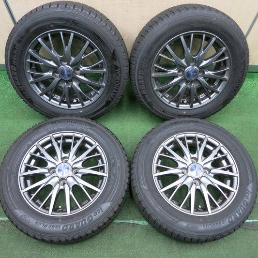 *送料無料* バリ溝！9.5分★スタッドレス 175/65R14 ヨコハマ アイスガード iG50 プラス ravrion RM01 ラブリオン PCD100/4H★4051307HAス