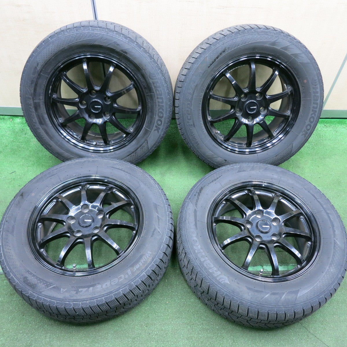 *送料無料* 4本価格★スタッドレス G-SPEED 215/65R16 ハンコック ウインター アイセプト IZ2A Gスピード 16インチ PCD114.3/5H★4052707HAス