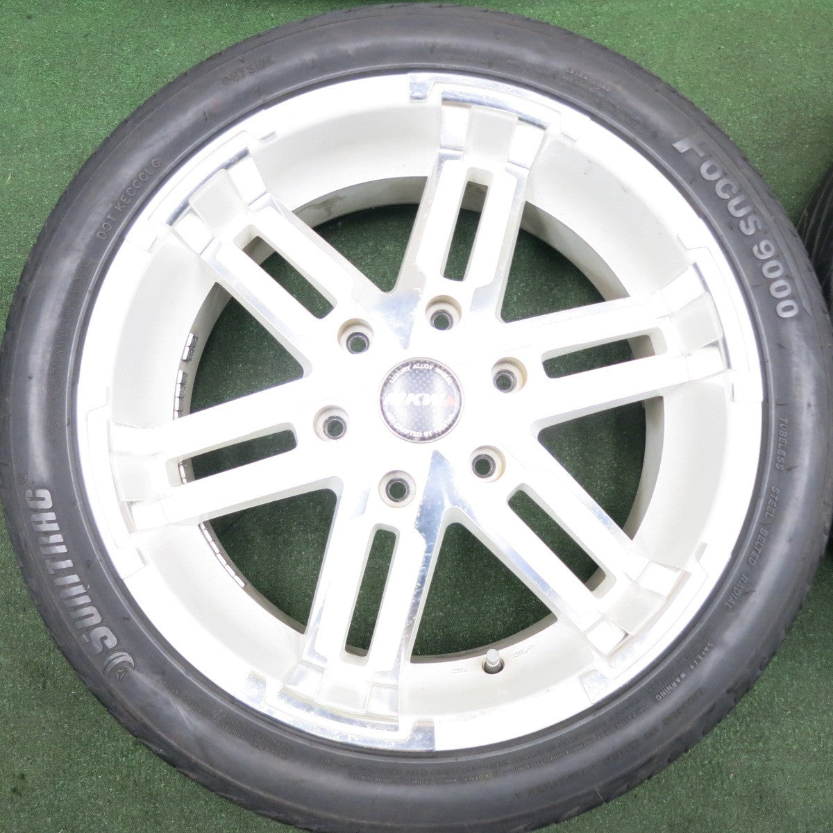 *送料無料* 4本価格★MKW TRISTAR 225/45R18 ピンソ PS91 サニトラック フォーカス 9000 トライスター 18インチ PCD139.7/6H★4042703HAノ