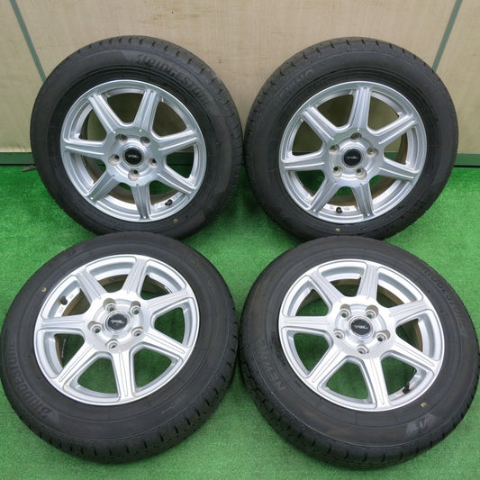 [送料無料] バリ溝！24年！キレイ！9.5分以上★185/65R15 ブリヂストン NEWNO TOPRUN トップラン ニューノ 15インチ PCD114.3/5H★4100511HAノ