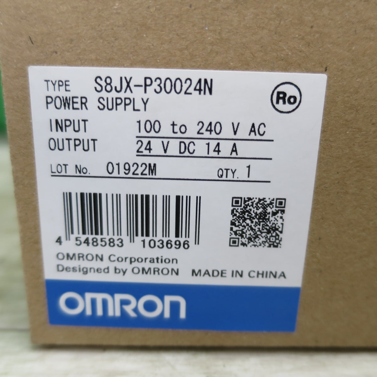 ●複数在庫有●[送料無料] 未使用☆OMRON オムロン スイッチング パワーサプライ S8JX-P30024N☆