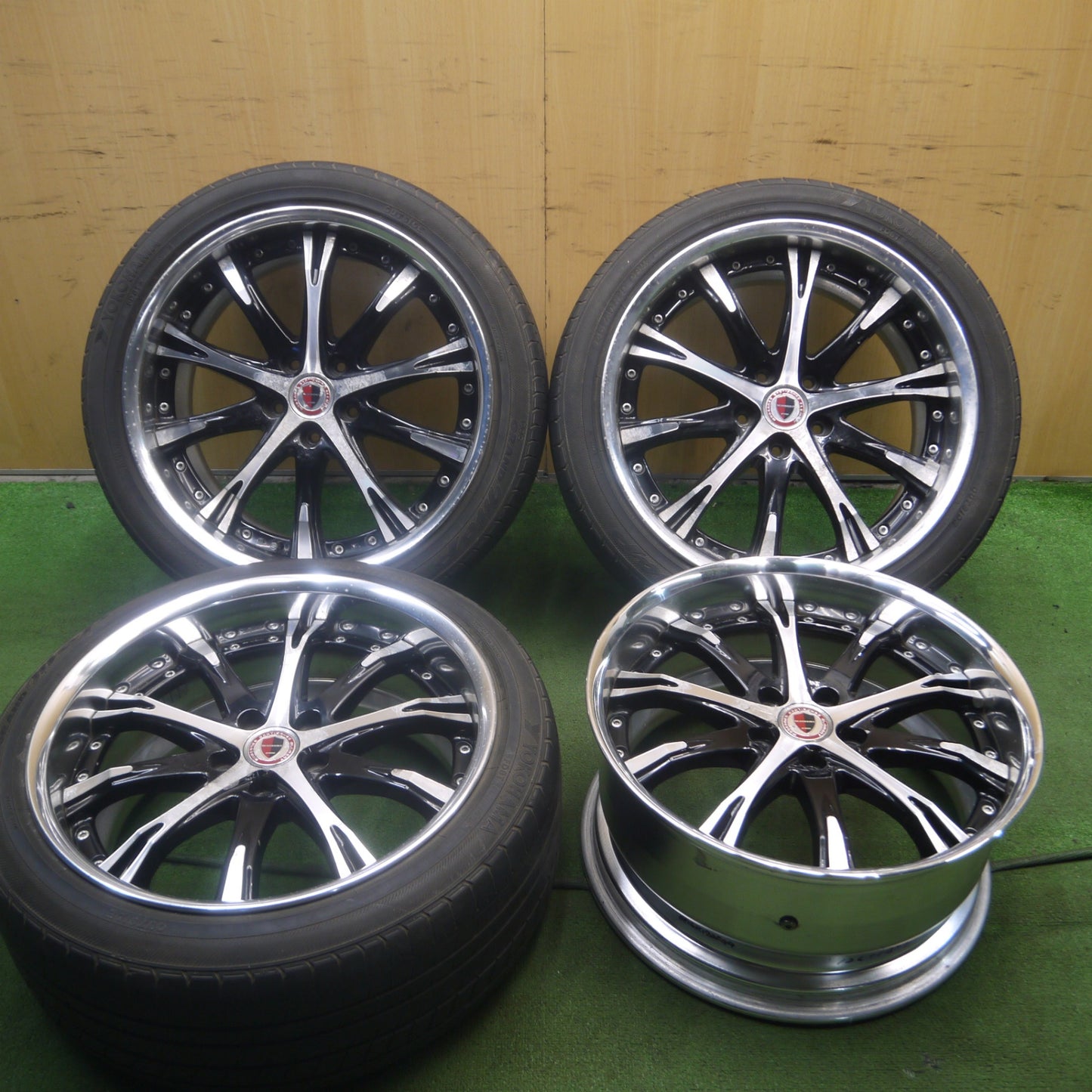 *送料無料* 4本価格★WORK SCHWERT SW4 245/40R19 ヨコハマ DNA GRAND map ワーク シュバート PCD114.3/5H★4031510Hノ