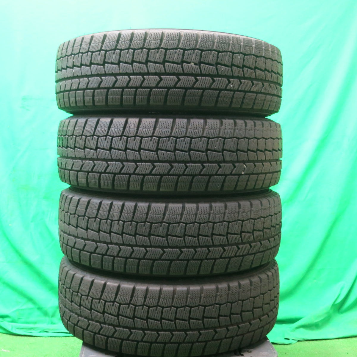 *送料無料* バリ溝！20年！9.5分★スタッドレス 185/60R15 ダンロップ ウインターマックス WM02 ravrion selzer ラブリオン PCD100/4H★4043005ナス