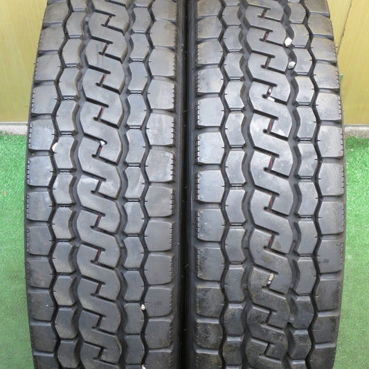 *送料無料* バリ溝！20年！9.5分★トラック タイヤ 195/85R16 114/112N ブリヂストン エコピア M812 ミックス オールシーズン 16インチ★4071708KKノタ