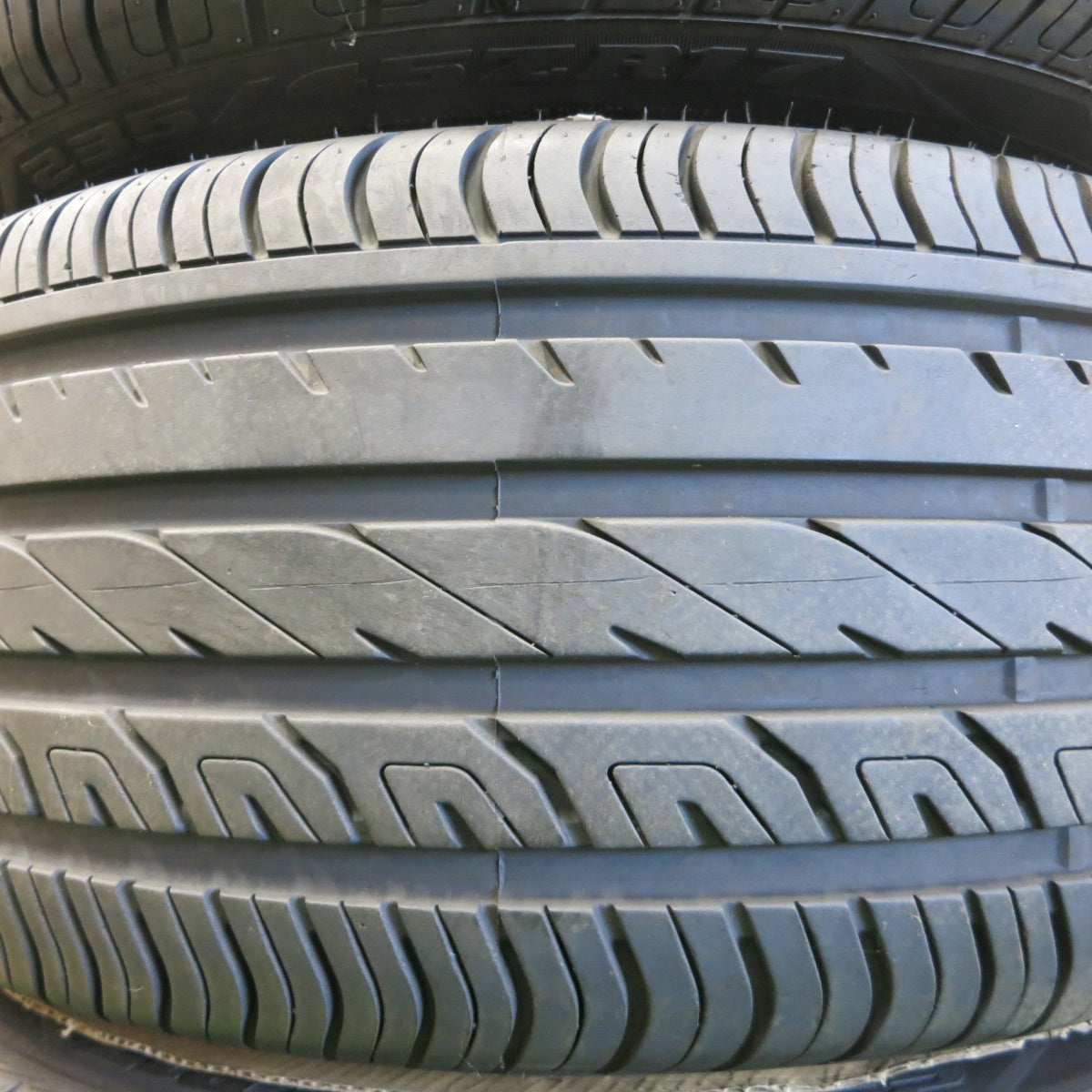 *送料無料* バリ溝！20年！9.5分★希少 ワタナベ 8スポーク 235/45R17 レーダー RIVERA SPORT 17インチ PCD114.3/5H★4061403ナノ