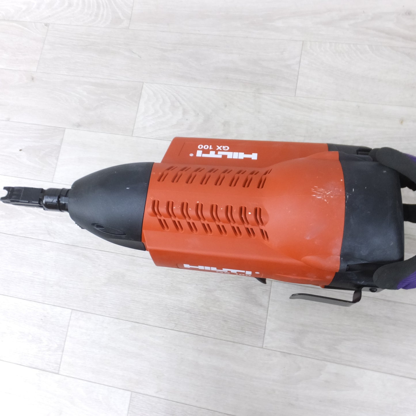 [送料無料] 付属品付き◆ヒルティ HILTI ガス式 鋲打機 ガス ネイラ GX100 釘打機 ガス銃 マガジン ケース ガス抜き ピン 等 現状品◆