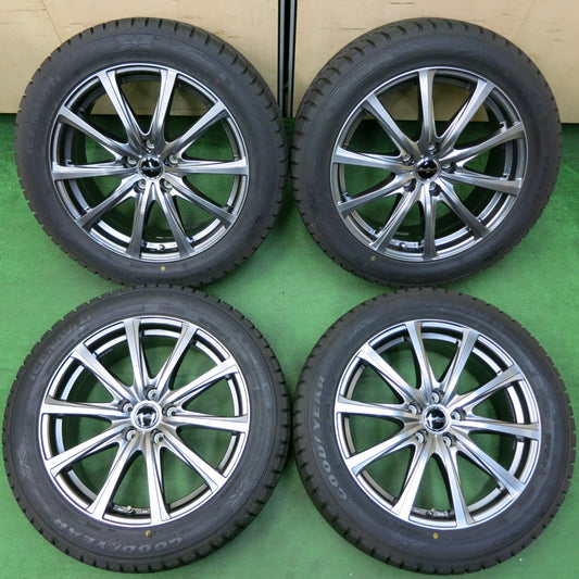 *送料無料* バリ溝！キレイ！9.5分以上★スタッドレス 235/50R18 グッドイヤー アイスナビ6 EuroSpeed MANARAY SPORT 18インチ PCD114.3/5H★4050811イス