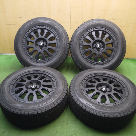 *送料無料* バリ溝！22年！美品！ほぼ10分★スタッドレス 225/65R17 ダンロップ ウインターマックス SJ8 AVENTURA 阿部商会 17インチ PCD114.3/5H★4022007Hス