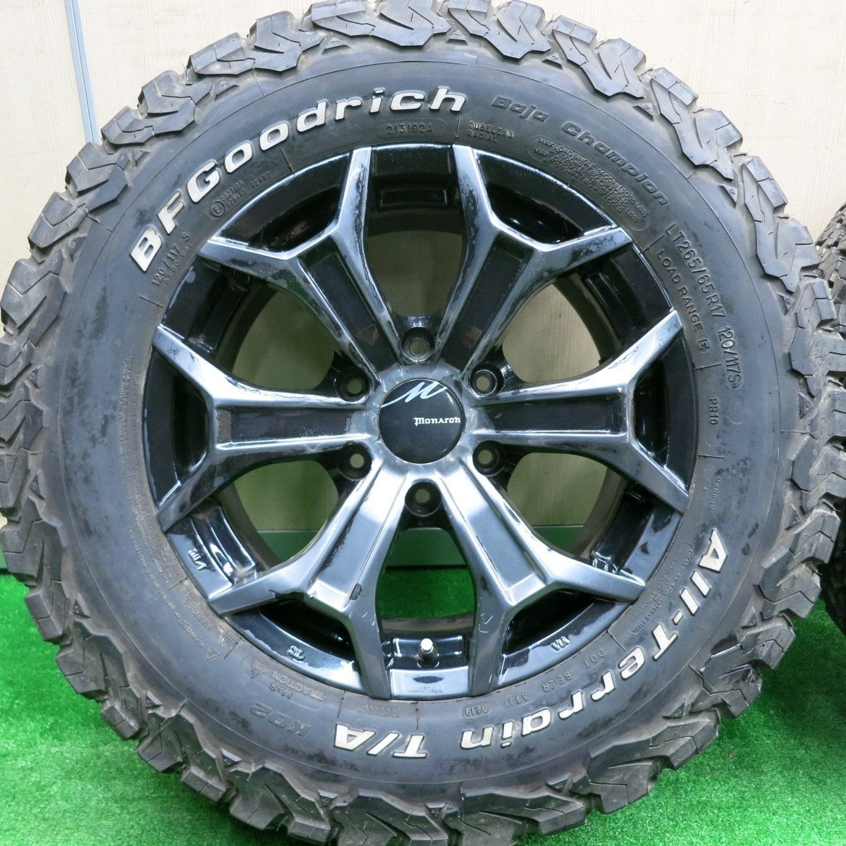 [送料無料] 4本価格★monarch モナーク 265/65R17 120/117S BFグッドリッチ All-Terrain KO2 17インチ PCD139.7/6H★4091204HAノ